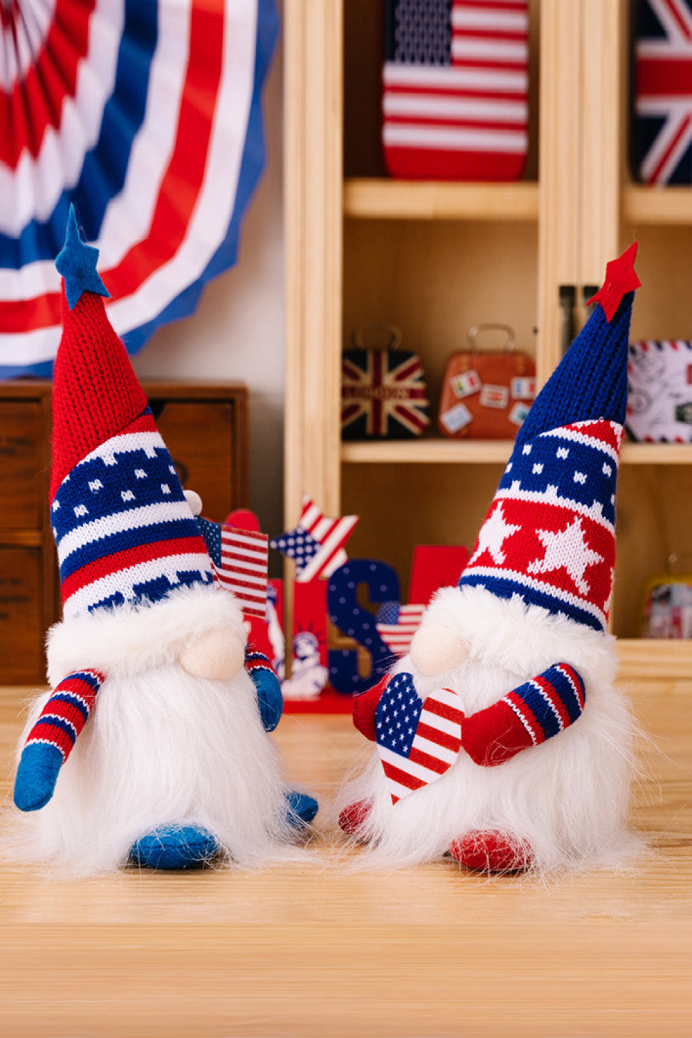 2-Piece Independence Day Knit Decor Gnomes - Flyclothing LLC