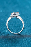 2 Carat Moissanite 925 Sterling Silver Halo Ring - Flyclothing LLC