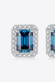 2 Carat Moissanite Stud Earrings in Indigo - Flyclothing LLC