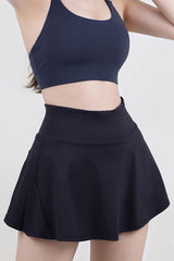 High Waist Pleated Active Skirt - Flyclothing LLC