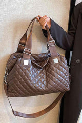 PU Leather Handbag - Trendsi