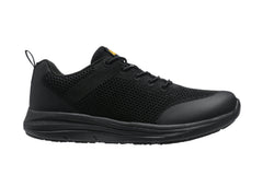 AdTec-Lite Women's Light Weight Non-Slip Black Work Sneaker Black - Flyclothing LLC