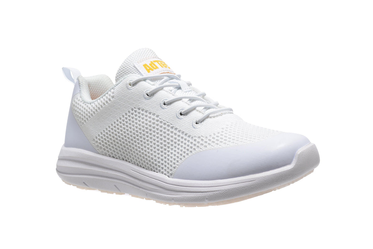 AdTec-Lite Women's Light Weight Non-Slip White Work Sneaker - Flyclothing LLC