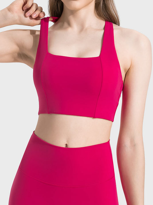 Scoop Neck Sports Bra - Flyclothing LLC