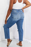 RISEN Full Size Emily High Rise Relaxed Jeans - Flyclothing LLC