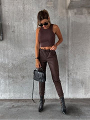 Drawstring Pants with Pockets - Trendsi