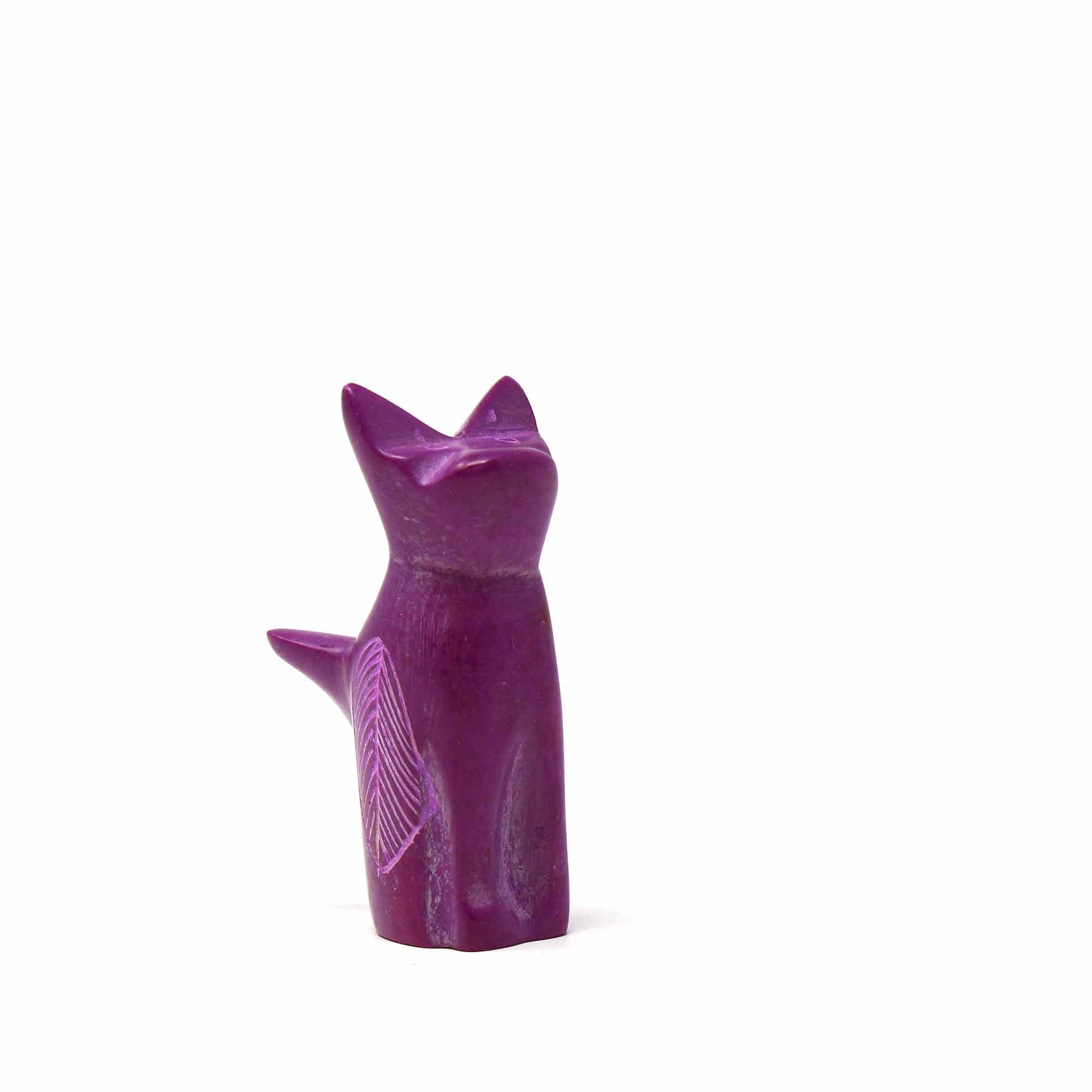 Soapstone Tiny Sitting Cats - Assorted Pack of 5 Colors - Flyclothing LLC