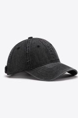 Plain Adjustable Baseball Cap - Flyclothing LLC