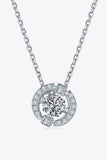 Moissanite Pendant Chain-Link Necklace - Flyclothing LLC