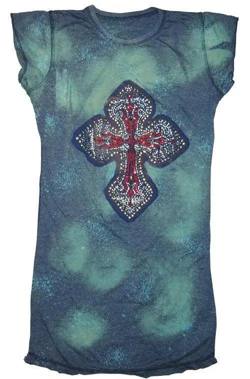 Cross Tissue Tunic tee - Flyclothing LLC