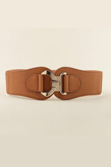 Alloy Buckle Elastic Belt - Trendsi