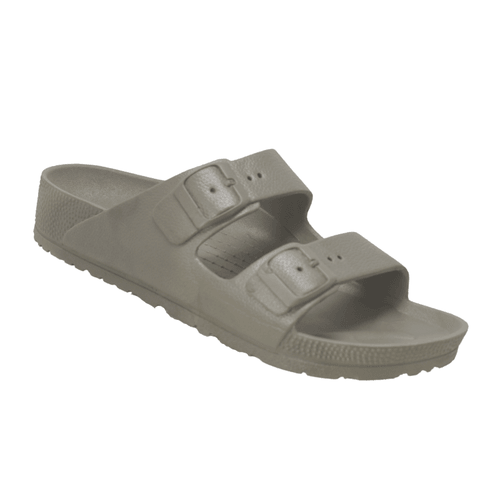 Tecs Women's Two Band Sandals Light Gray - Flyclothing LLC