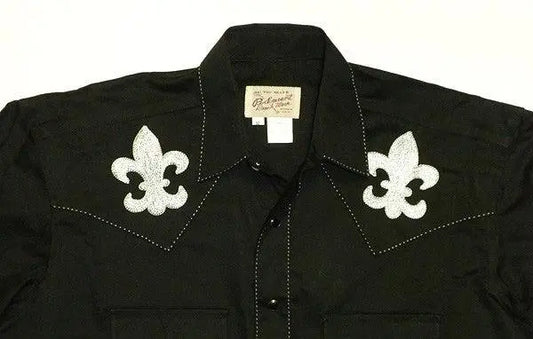 Rockmount Silver Fleur di Lis Shirt - Flyclothing LLC