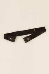 PU Elastic Snap Closure Belt - Flyclothing LLC