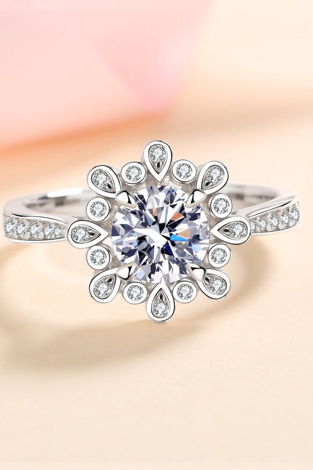 Can't Stop Your Shine 925 Sterling Silver Moissanite Ring - Flyclothing LLC