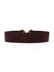 Geometric Buckle Elastic Wide Belt - Flyclothing LLC