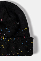 Confetti Rib-Knit Cuff Beanie - Flyclothing LLC