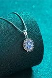 1 Carat Moissanite 925 Sterling Silver Necklace - Flyclothing LLC