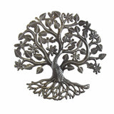 14 inch Tree of Life Dragonfly Metal Wall Art - Croix des Bouquets - Croix des Bouquets