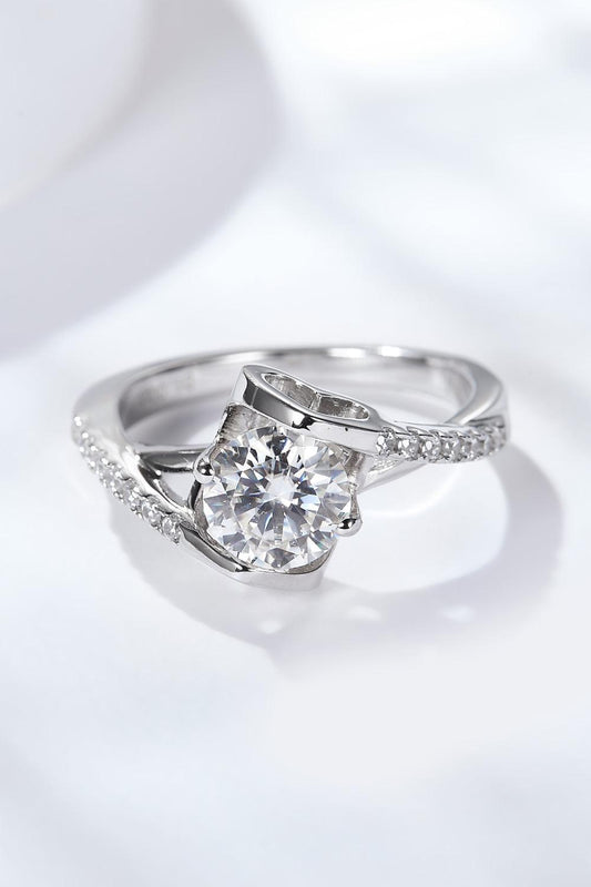 Limitless Love Platinum-Plated Moissanite Ring - Flyclothing LLC