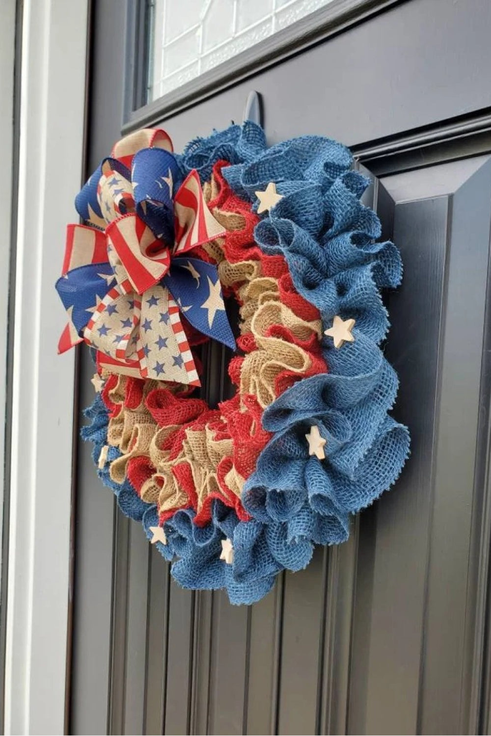 Independence Day Knit Wall Wreath - Flyclothing LLC