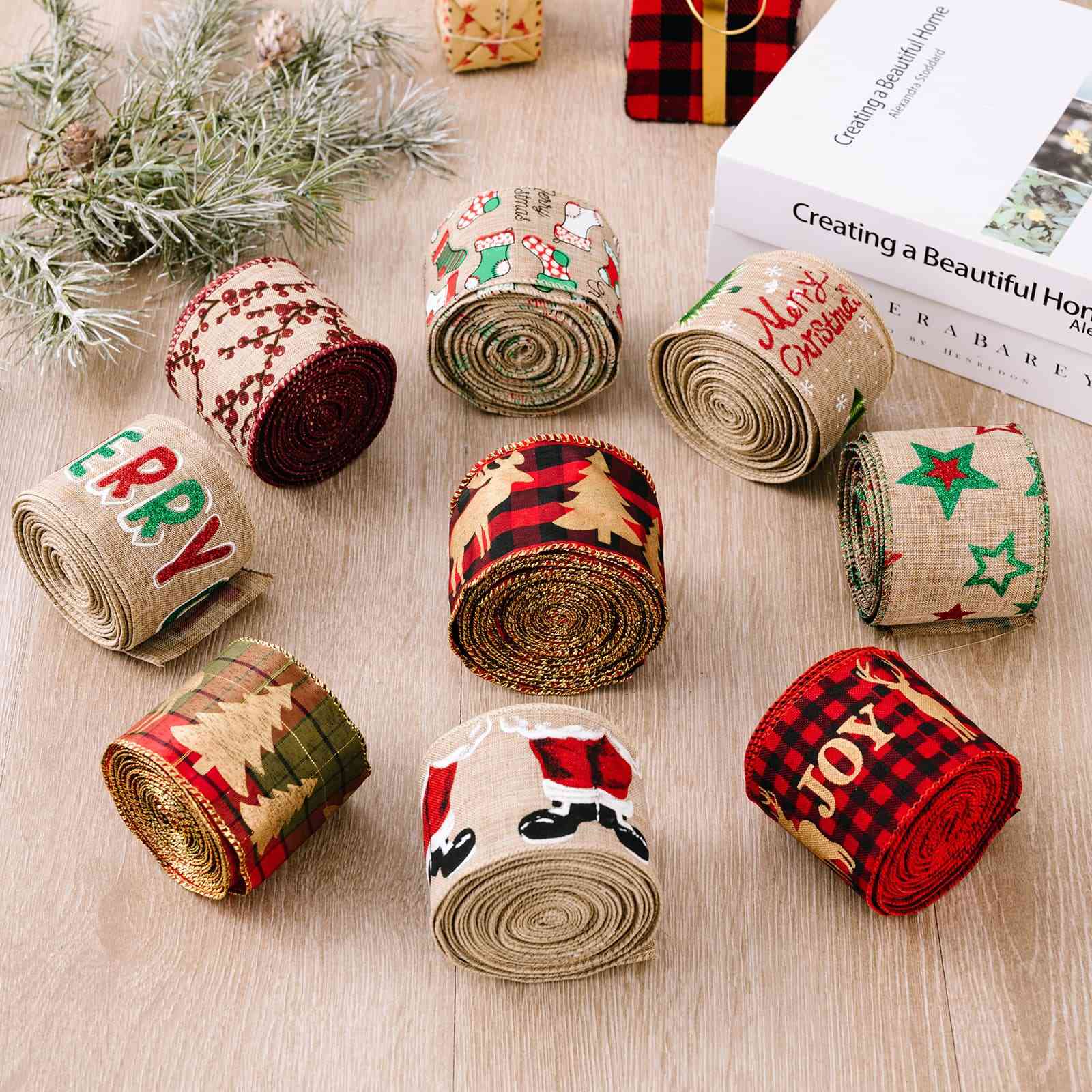 Christmas Polyester Ribbon - Flyclothing LLC