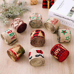 Christmas Polyester Ribbon - Trendsi