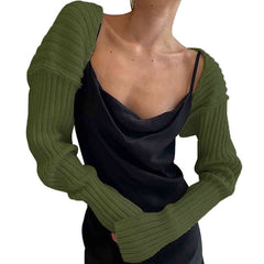 Long Sleeve Knit Bolero - Flyclothing LLC