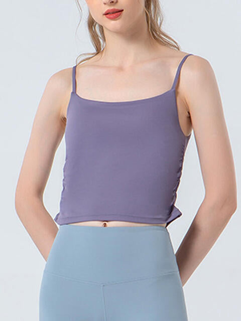 Ruched Sports Cami - Flyclothing LLC