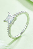 1.21 Carat Moissanite 925 Sterling Silver Side Stone Ring - Flyclothing LLC