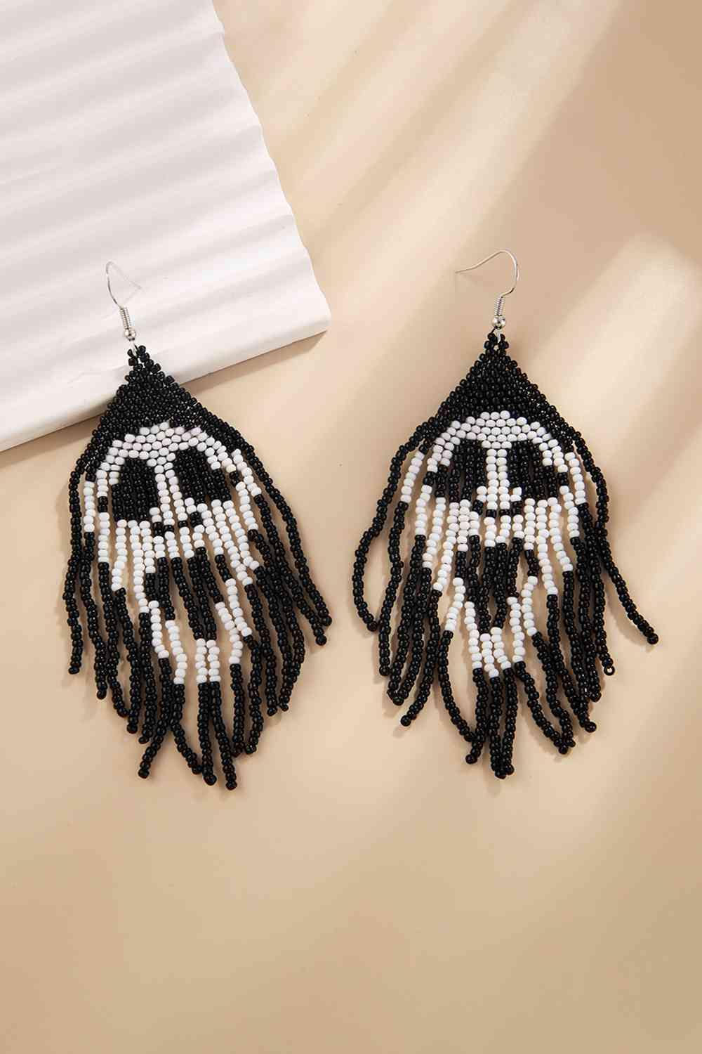 Beaded Dangle Earrings - Trendsi