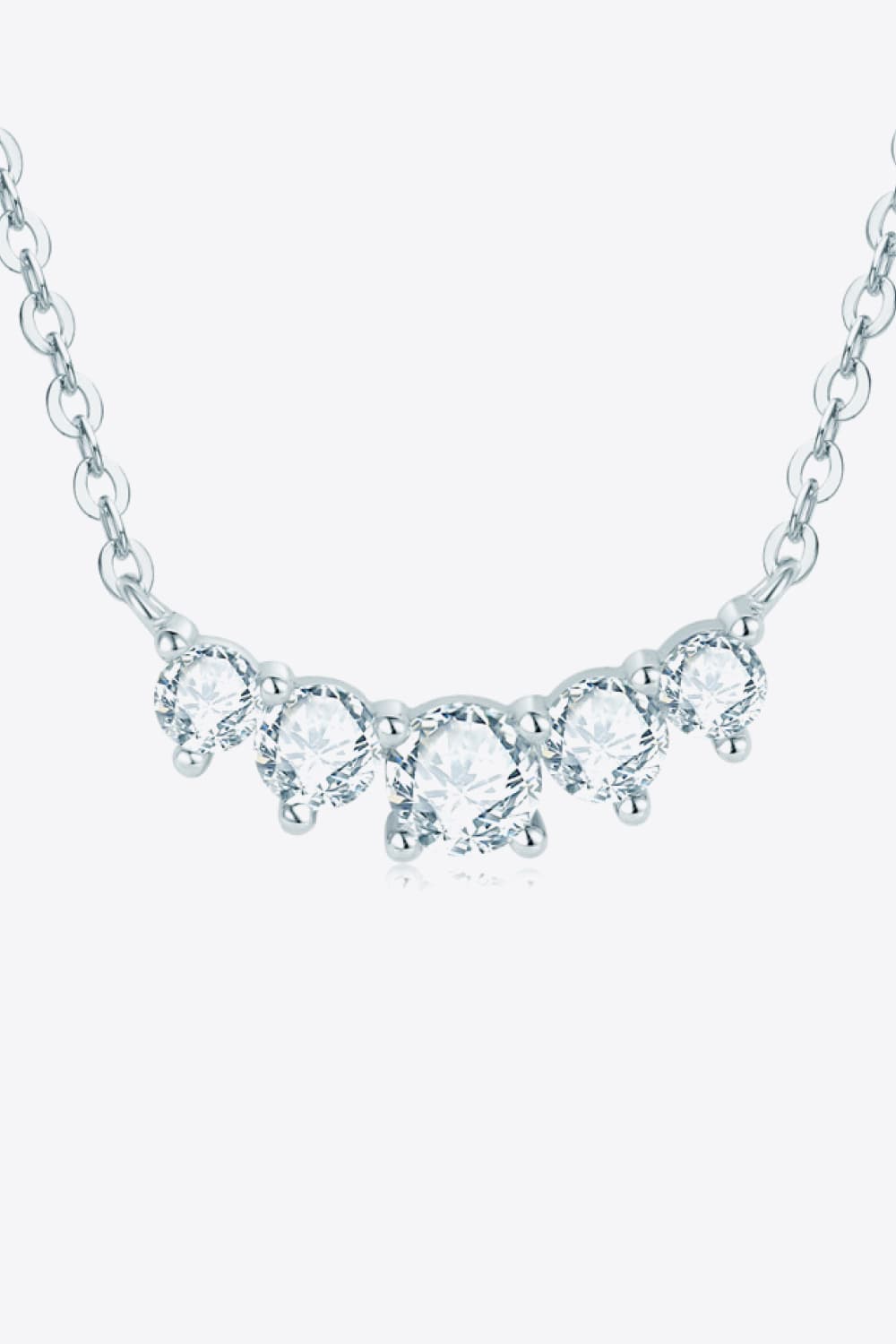 Moissanite Pendant Necklace - Flyclothing LLC