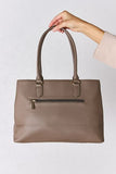 David Jones Structured Leather Handbag - Flyclothing LLC