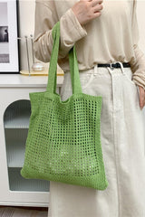 Openwork Tote Bag - Flyclothing LLC