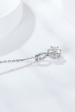 2 Carat 6-Prong Moissanite Pendant Necklace - Flyclothing LLC