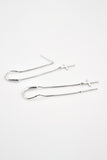 925 Sterling Silver Cross Threader Earrings - Flyclothing LLC