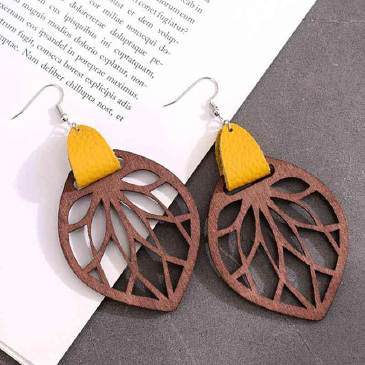 Leaf Drop Earrings