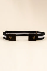 PU Elastic Snap Closure Belt - Flyclothing LLC