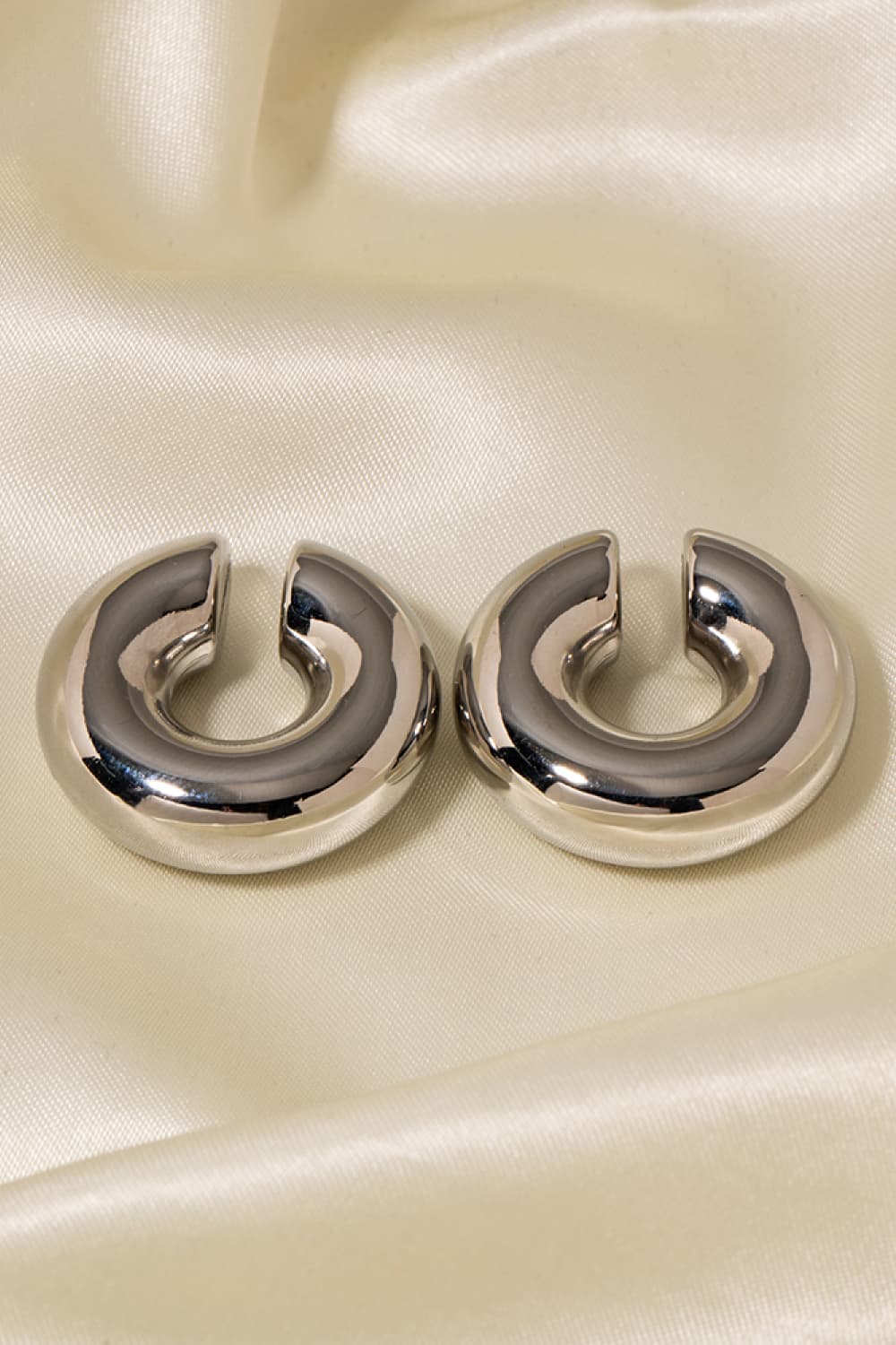 Stainless Steel Cuff Earrings - Flyclothing LLC