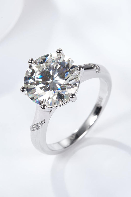 5 Carat  Moissanite Solitaire Ring - Flyclothing LLC