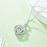 Moissanite 925 Sterling Silver Necklace - Flyclothing LLC