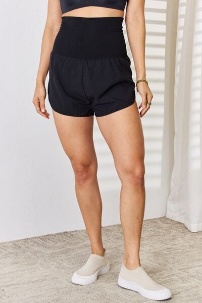 Zenana Full Size High Waist Tummy Control Shorts - Flyclothing LLC