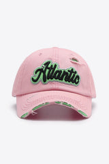 ATLANTIC Graphic Distressed Baseball Cap - Flyclothing LLC