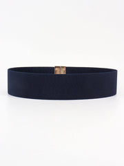 Alloy Buckle Elastic Belt - Trendsi