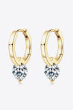 2 Carat Moissanite 925 Sterling Silver Drop Earrings - Flyclothing LLC