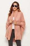 Open Front Dolman Sleeve Longline Cardigan - Flyclothing LLC