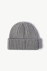 Rib-Knit Cuff Beanie - Flyclothing LLC