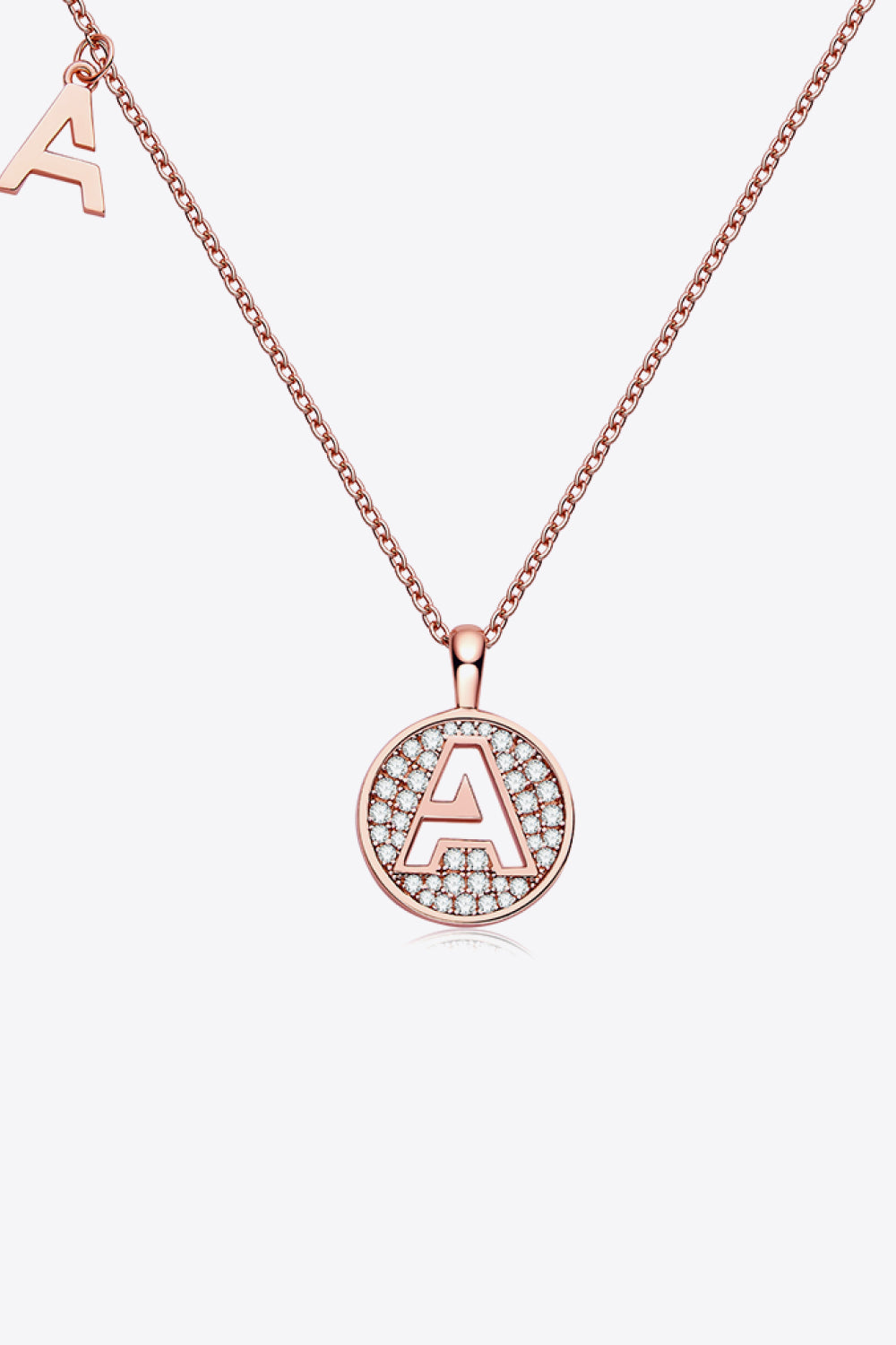 Moissanite A to J Pendant Necklace - Flyclothing LLC