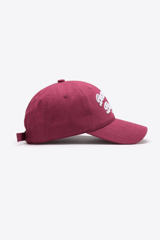 Embroidered Graphic Adjustable Baseball Cap - Flyclothing LLC