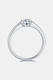 Moissanite 925 Sterling Silver Solitaire Ring - Flyclothing LLC